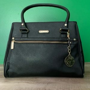 Anne Klein Black Leather Purse